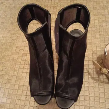 ESPERANZA 블랙 오픈토 부츠