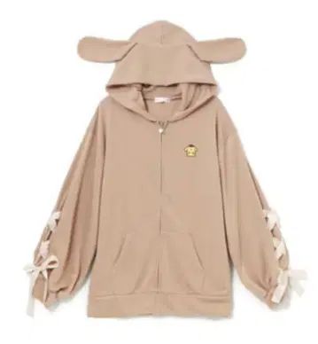 GRL 폼폼푸딩 후드 부착 후드티 귀 포함