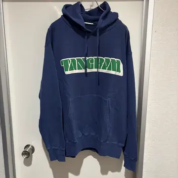 TANGRAM 네이비 후드 부착 후드티 L