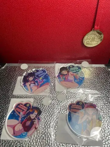 그리드맨 유니버스 복권 콜렉션 아크릴 키링 나이트 풀 4종 세트