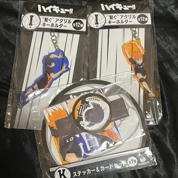 하이큐 Happy 복권 I상 아크릴 키링 히나타 카게야마 카라스노