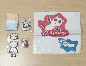 아란지아론조 팬더 5종 손수건 & 마그넷 & 거울 & 메모지 & 참