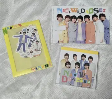 나니와단시 플렉 스티커 메모장 미니 클리어 파일 3종 세트