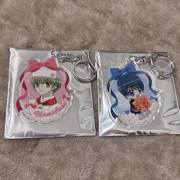꿈빛 파티시엘 아크릴 키링 하나후사 사츠키 카페