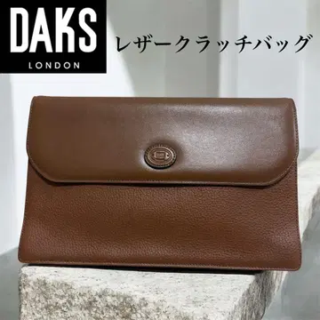 [ DAKS ENGLAND ] 닥스/빈티지/가죽 클러치 백