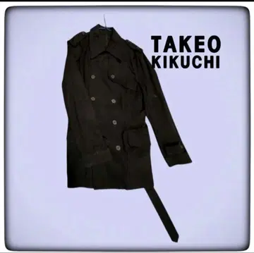 TAKEO KIKUCHI 트렌치코트 L 블랙