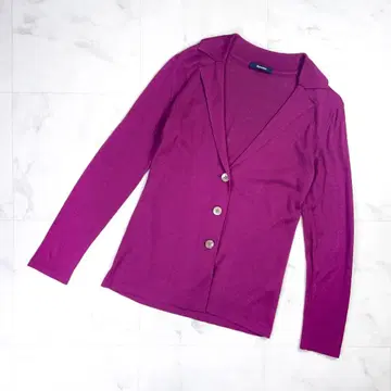 아쿠아 스큐텀 니트 가디건 마젠타 사이즈 9*MD705