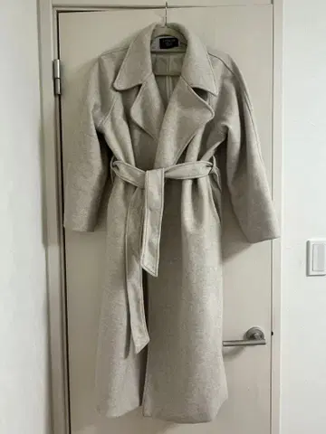 롱 코트 벨트 포함