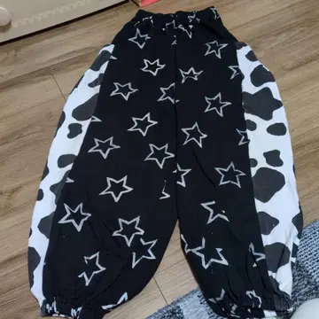 엘 로데오 cow & 스타 패턴 맨투맨