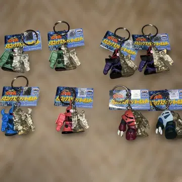 기동전사 건담 메카닉 스켈레톤 키링 8개 세트