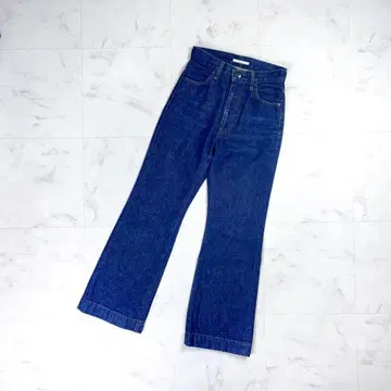 Plage 세미 플레어 데님 팬츠 인디고 블루 사이즈 32*MD709