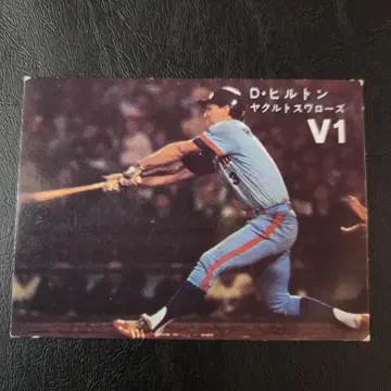 카루비 야구 카드 78년 D 힐튼 (야쿠르트)