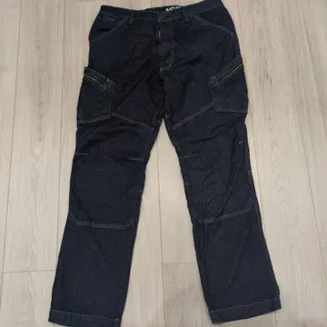 네이비 데님 카고 팬츠 LL 사이즈