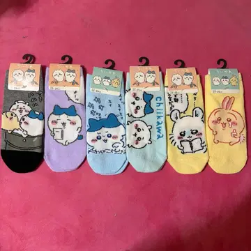 치이카와 양말 6종 세트