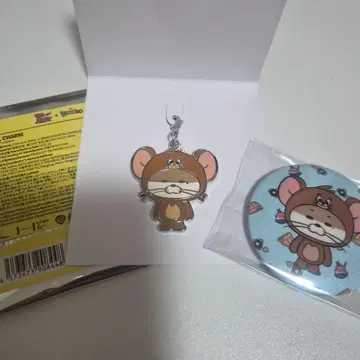 BOYNEXTDOOR 리우 달링 메탈 참 캔뱃지 톰 제리