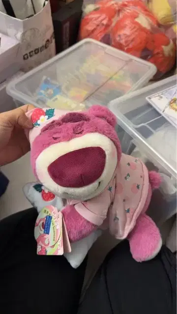 상하이 디즈니랜드 정품 랏소 봉제 인형