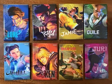 스트리트 파이터 6 스퀘어 캔 배지 컬렉션 전 8종 컴플리트 센토