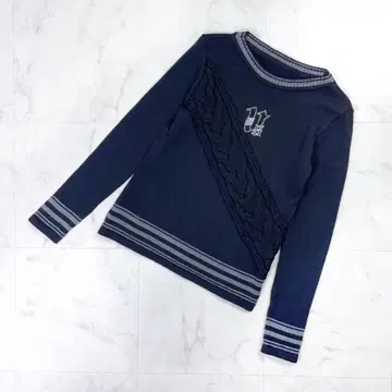 발렌자 스포츠 큐빅 니트 블랙 사이즈 38*MD715