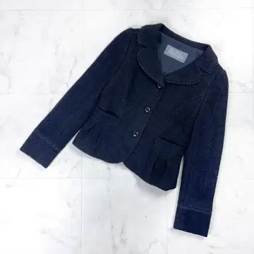 새상품급 프랑코 페라로 레이스 디자인 자켓 블랙 사이즈 1*MD716