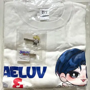 김재중 JAELUV 젤라브 티셔츠&앞머리 클립