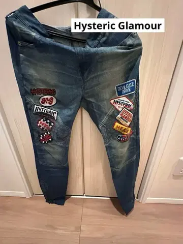 Hysteric Glamour 패치워크 데님 팬츠