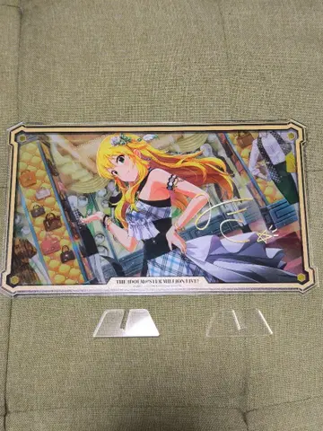 아이돌 마스터 가라폰 A상 아크릴 보드 호시이 미키 밀리마스 복권