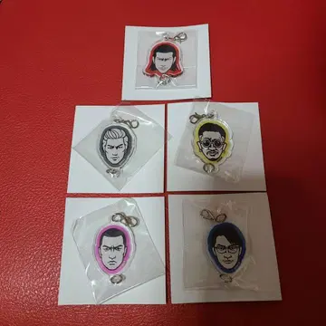 용과 같이 이어지는 얼굴 아크릴 참 5종 세트