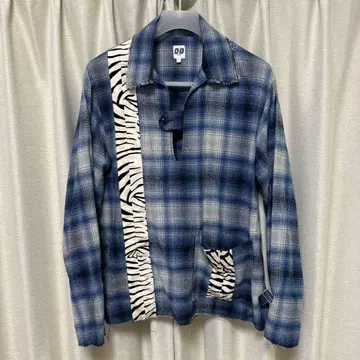 AiE 옴브레 체크 풀오버 셔츠 L