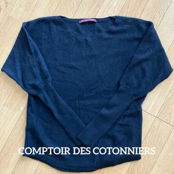 COMPTOIR DES COTONNIERS 스웨터 캐시미어 100% 블랙