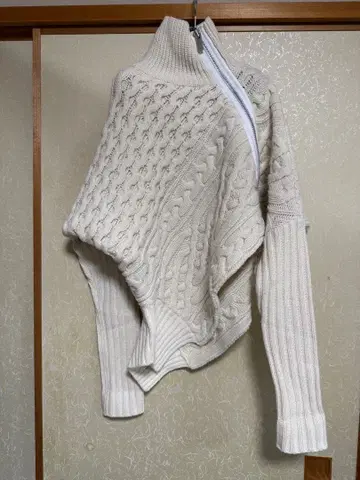 Sacai 케이블 짜임 가디건