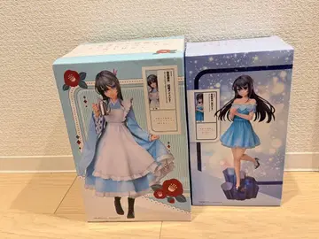 청춘 돼지는 사쿠라지마 마이 피규어 2개 묶음 판매