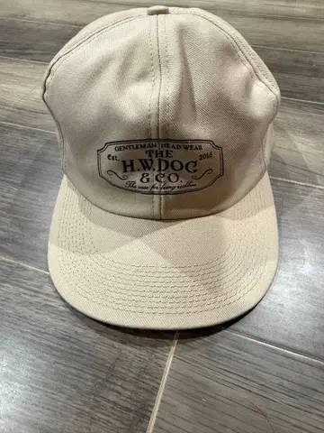 H.W. Dog & Co. 베이지 워크캡