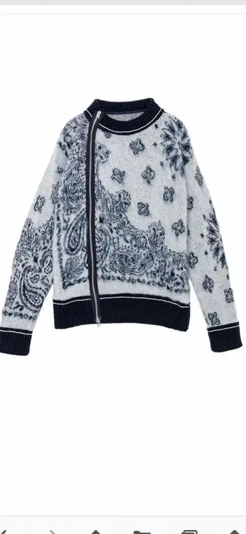 sacai Bandana Jacquard Knit Blouson