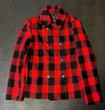 GAP 체크 P코트 사이즈 XS