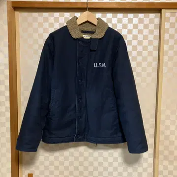 WAIPER.inc U.S.NAVY N-1 덱 자켓 U.S.N
