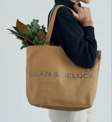 완판템 새상품 DEAN & DELUCA 차리티 토트백 카페오레 L