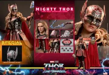 [미개봉 새상품] 핫토이즈 마이티 토르 보너스 액세서리 포함
