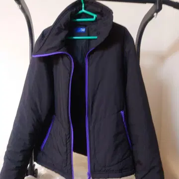 BEAMS 블랙 퍼플 자켓