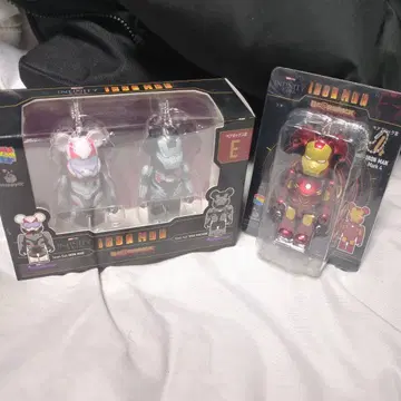 BE@RBRICK 아이언맨 워머신 2체 세트