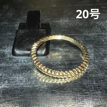 빈티지 패션 반지 골드 20호 트위스트 반지 고급 액세서리