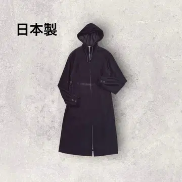 레이디 후드티 롱 기장 후드 부착 일본제 집업 캐주얼