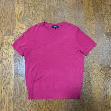 미사용 새상품 theory 반팔 니트