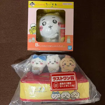 치이카와 제일복권 모두 함께 라멘 티슈 케이스 피규어