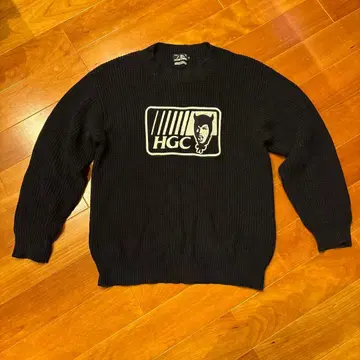 HYSTERIC GLAMOUR 블랙 니트 스웨터 M