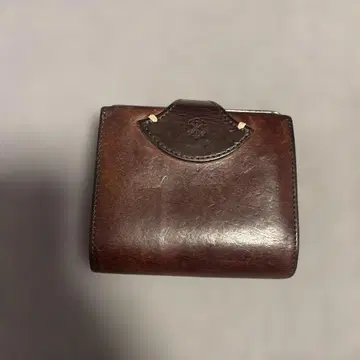 아츠앤사이언스 브라운 이단 접이식 지갑