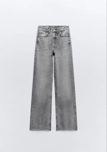 TRF 하이라이즈 와이드 레그 데님 팬츠 13호