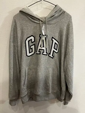 GAP 그레이 후드 부착 후드티 XL 새상품