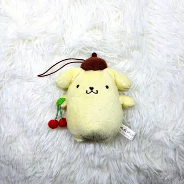 레어 새상품급 폼폼푸딩 체리 마스코트 봉제 인형