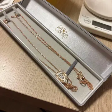 [ 585RG 각인 ] K14 로즈 골드 목걸이 2개