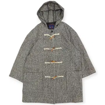 EASTBOY 이스트 보이 네프 트위드 더플 코트 15호